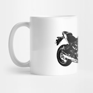 GSX S1000 Bike Sketch Art Mug